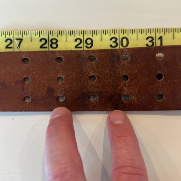 Three Hole Cowhide Belt 30-32” - Picture 6 of 9